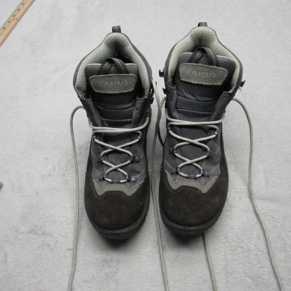AKU Boots Unisex W 7.5 M 6 Gray Brown Gore Tex Cimon GTX Suede Waterproof Hiking